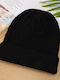 Beanie Unisex Strickmütze in Schwarz