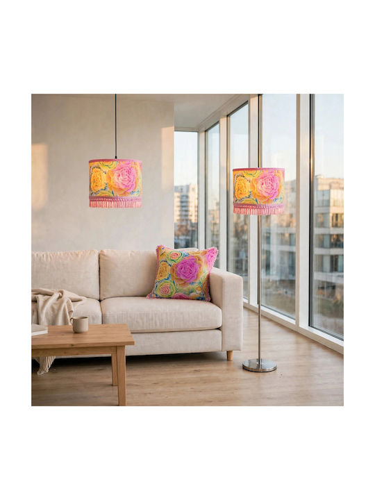Floor Lamp with E27 Lamp Bulb Base Pink Floor Lamp with E27 Lamp Bulb Base Pink