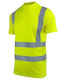 T-shirt Υψηλής Ορατότητας Φωσφοριζέ Ανακλαστικές Λωρίδες 2xl Μεγεθος Xxl