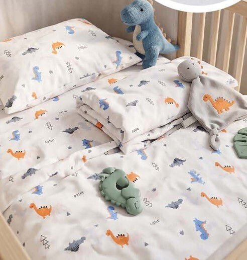 MayHome Set Kids Single Duvet Cover With Cotton Pillowcase Cotton 160x240cm