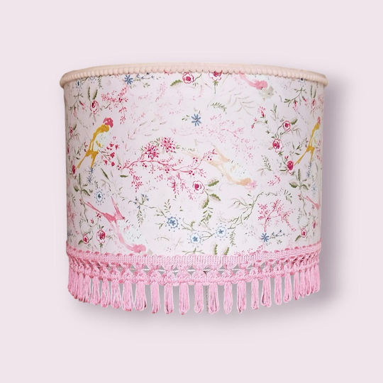 Japanesse Blossom Deckenleuchte Rosa mit Lampenbirnensockel E27 35x20cm