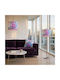 Dimensions Purple Pendant Ceiling Light 35x20cm