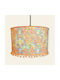 Dimensions Orange Pendant Ceiling Light with E27 Socket 35x20cm