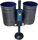 Plastic Waste Bin 2x1lt