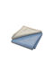 Papillon Kids Nursery Swaddling Waffle Baby Blanket Light Blue 80x105cm
