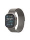 Decoded Milan Traction Каишка Неръждаема стомана Apple Watch Ultra Series 1 2 3 49mm Series 1–11 Se 1-3 Titanium Сив De-d25aws49tcs1tm