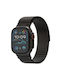 Decoded Milan Traction Каишка Неръждаема Стомана Apple Watch Ultra Series 1 2 3 49mm Series 1–11 Se 1-3 Черен De-d25aws49tcs1tmbk