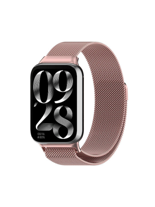 Xiaomi Band 10 Pro 9 Pro 8 Pro Xdfind Milan Магнитно Аксесоарно Каишка за Часовник Розова Xiaomi Band 10 Pro 9 Pro 8 Pro Xdfind Milan Магнитно Аксесоарно Каишка за Часовник Розова