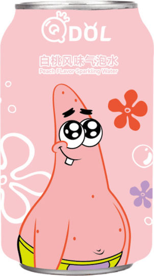 Qdol Spongebob Pfirsich Geschmack Kohlensäurehaltige Soda Wasser Patrick 330ml