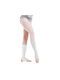 Sheddo Knitted Leg Warmers 60cm Foot Opening White