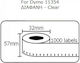 ABC Pak 1000 Self-Adhesive Labels on Roll 57x32mm