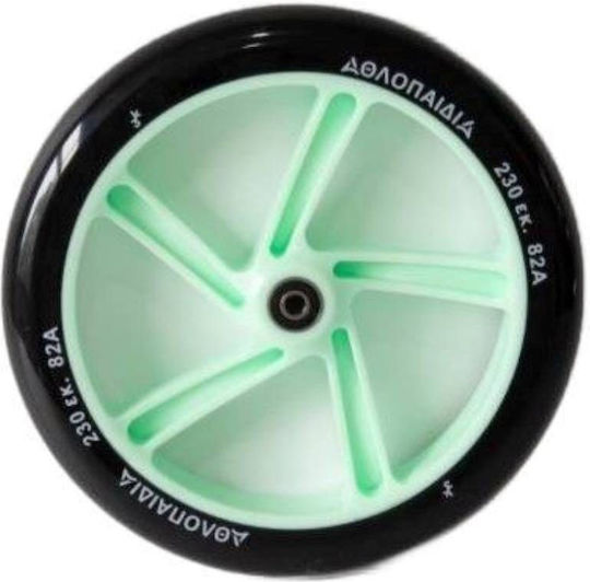 Athlopaidia Roată 230mm Rulmenți Cu Bile Verde 002.61008 Whl Grn