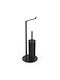 24home.gr Metal Black Bathroom Accessory Set