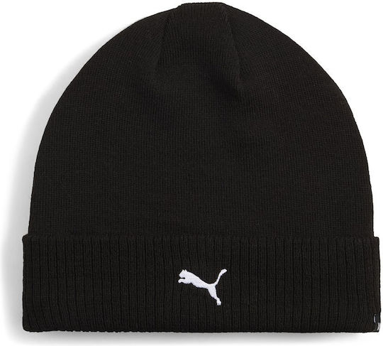 Beanie Unisex Σκούφος Πλεκτός σε Μαύρο χρώμα