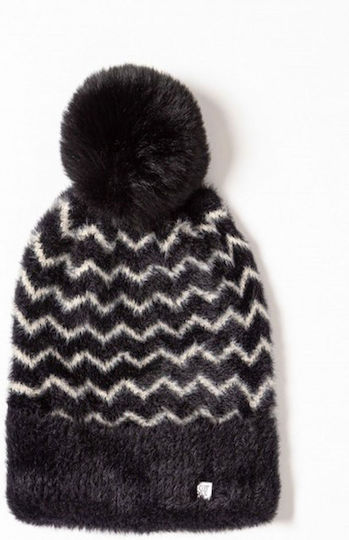 Beanie Căciulă Tricotată Pentru Femei Neagră