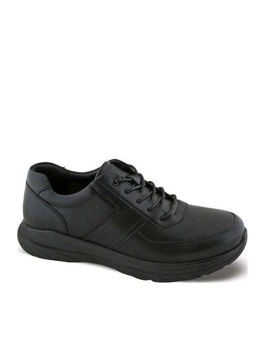 Deri Αν Herren Freizeitschuhe Schwarz