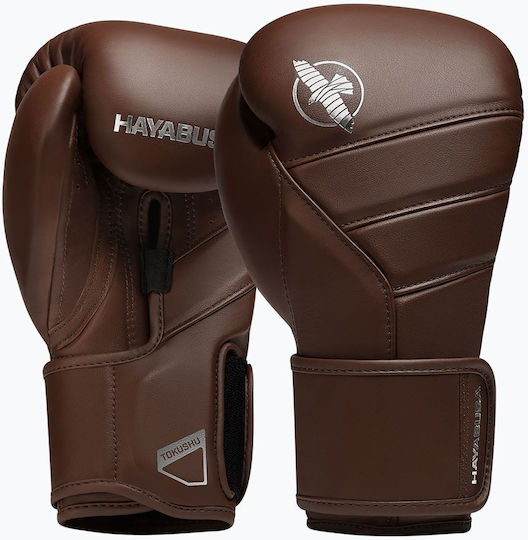 Hayabusa Boxhandschuhe Leder für Wettkampfhandschuhe Braune