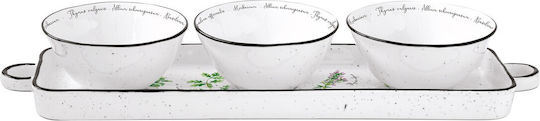 Easy-Life Herbarium Ορντεβιέρα 3 Θέσεων Ø10cm 4τμχ