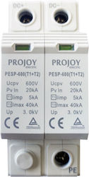 Projoy Electric Мълниезащитен Двуполюсен 10-PESP-600 Projoy Electric Мълниезащитен Двуполюсен 10-PESP-600