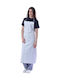 Ce Waterproof White PVC Work Apron 000707