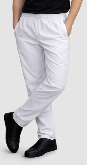 Axon Safety Pantaloni Sugar de bucătar Unisex Albi Axon 004917-white