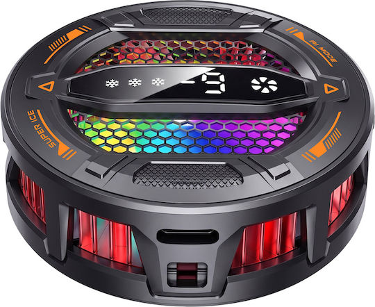 Avizar Magnetic Smartphone Cooler 3 Speeds Digital Screen Black