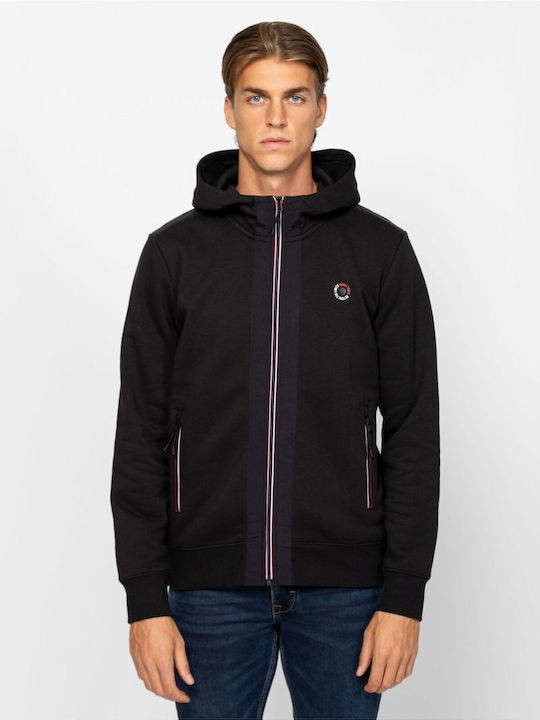 Herren Sweatshirt mit Kapuze Schwarz