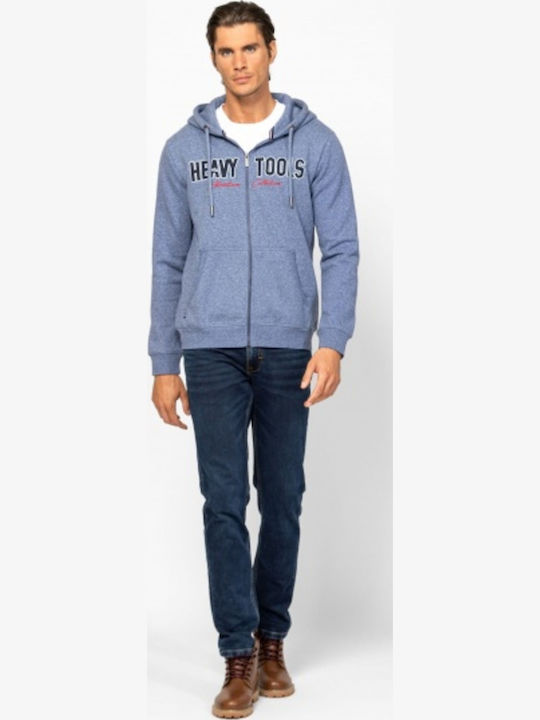Herren Sweatshirt mit Kapuze Dunkelblau