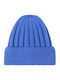 Beanie Unisex Fleece Strickmütze in Blau Farbe