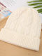 Beanie Unisex Strickmütze in Beige Farbe