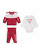 Kinderbekleidungssets 3Stücke Rot