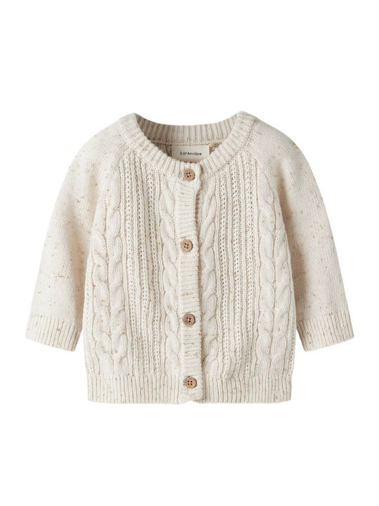 Kids Knitted Cardigan Turtledove
