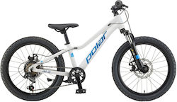 Polar 20" Παιδικό Mountain Bike Λευκό