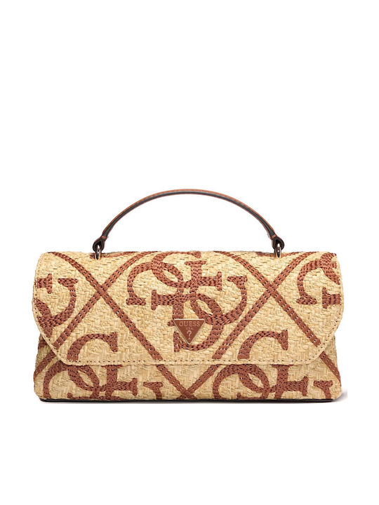 Guess Kirsten Rattan Damen Handtasche Handtasch...