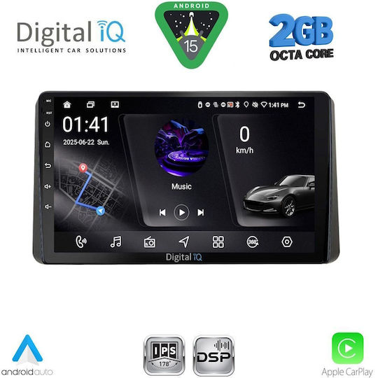 Digital IQ Auto-Audiosysteme für Kia Sportage 2021 mit Touchscreen 9 Zoll mit Bluetooth USB WiFi GPS Apple CarPlay Android Auto