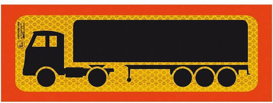 3M Reflektorisches Schild 'Auflieger Fünfachsen LKW' 50x20cm 3M 003851-214