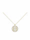 Senzio Belibasakis Gold Halskette mit Zirkon