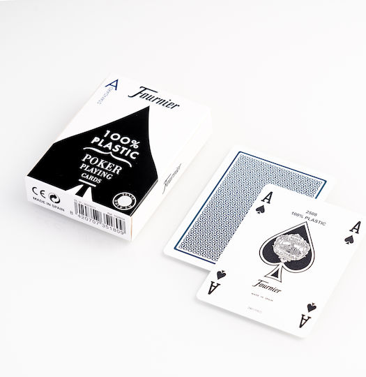 Fournier Playing Cards Single Plastic for Poker Blue