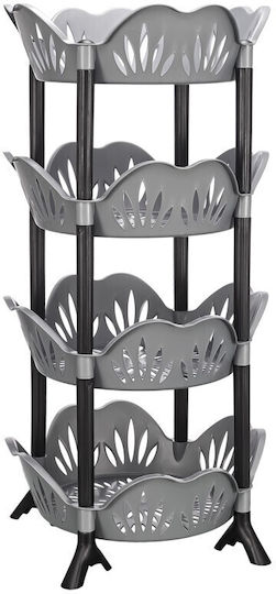 Viosarp Kitchen Rack 4 Tiers 39x39x79cm