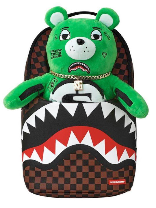 Sprayground Σχολική Τσάντα Πλάτης Γυμνασίου - Λυκείου BEAR POUCH 2N1 DLXSV