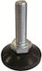 Plastic Furniture Leg with Regulator 10cm Black