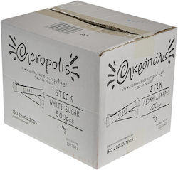 Ακρόπολις Λευκή Ζάχαρη Κρυσταλλική 4gr 500 Sticks Ακρόπολις Λευκή Ζάχαρη Κρυσταλλική 4gr 500 Sticks