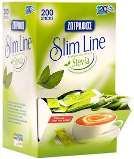 Zografos Slim Line Sweetener Crystalline 200 Sticks 74446