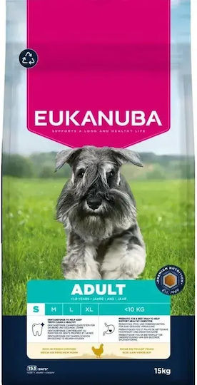 Eukanuba 15kg Hrană Uscată pentru Câini Adulți de Rase Mici cu Pui