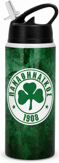 Digital Place Kinder Trinkflasche aus Aluminium Panathinaikos Weiß 600ml