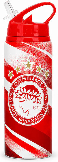 Digital Place Kinder Trinkflasche aus Aluminium Olympiakos Weiß 600ml