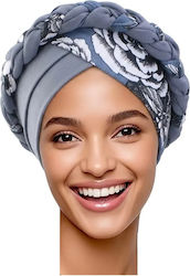 Elecool Damen Weiches Haar Stirnband Braid Graue Blumen