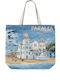 Paralia Fabric Beach Bag Light Blue