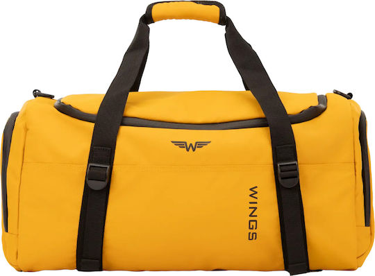 Wings Geantă Voiaj 36lt Galbenă Din Țesătură M56xL25xÎ26cm