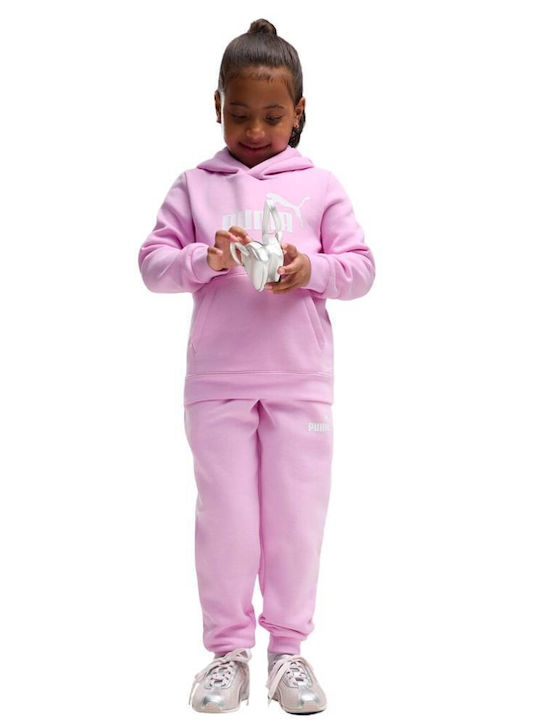 PUMA Sweat Suit Fl Παιδικό Σετ Φόρμας Mauve